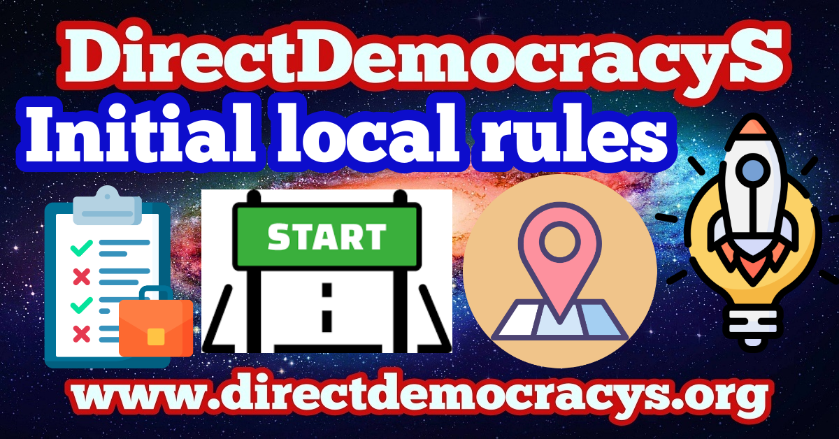 Initial local rules